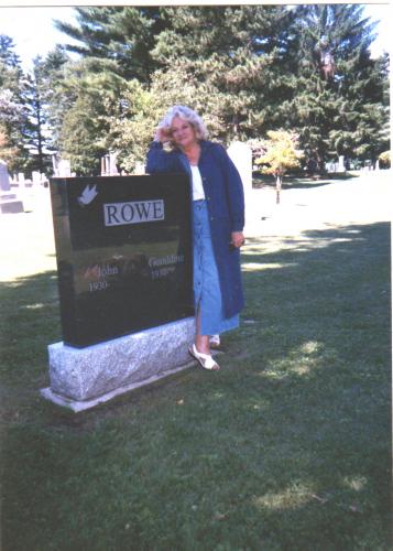 Mom at Family Grave site ( 2004 )